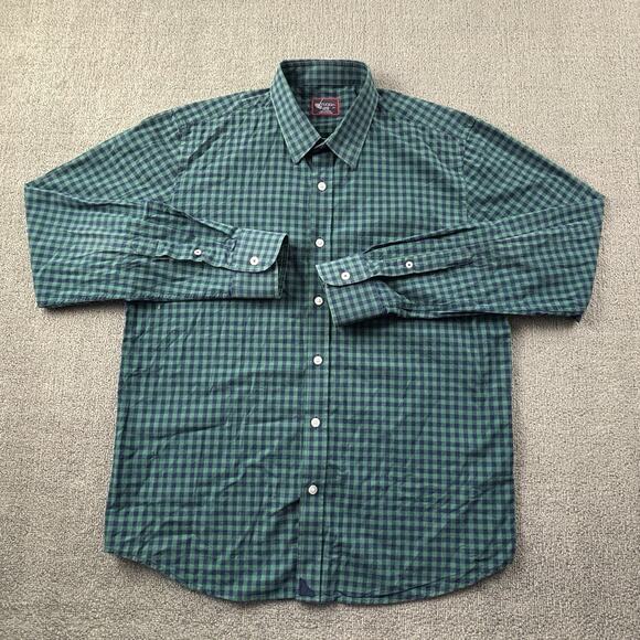 UNTUCKit Shirt Adult Large Check Button Up Long Sleeve Casual Preppy Men's - Picture 1 of 15